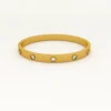 Crystal Love Bangle Bracelet