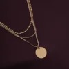Round Belle Three Layer Necklace